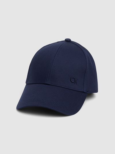 Calvin Klein Táskák & Kiegészítők HU796734 | Calvin Klein Cotton Twill Férfi Sapka Sötétkék